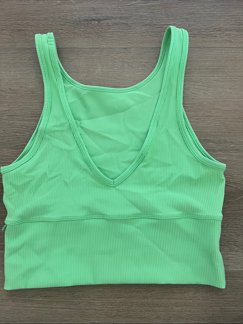 Lululemon lime green, long line bra
